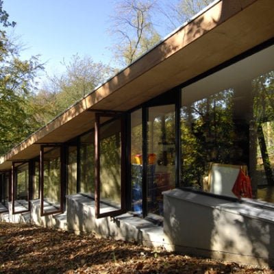 Maison Fabienne et Erik par Pierre Blondel à Court St-Etienne en Belgique 4 400x400