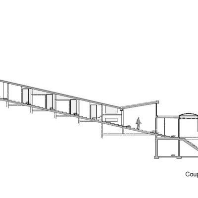 Maison Fabienne et Erik par Pierre Blondel à Court St-Etienne en Belgique Pierre Blondel Coupe 11 400x400