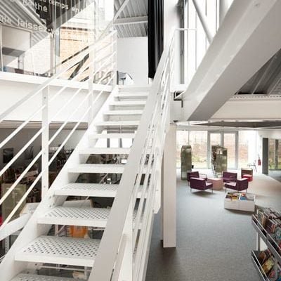Médiathèque de Proville par Tank Architectes dans le Nord en France Tank Architectes Mediatheque Proville 7 400x400