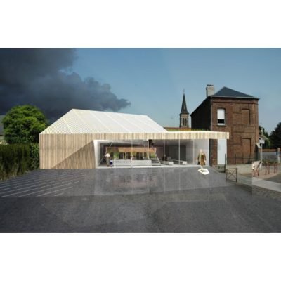 Médiathèque de Proville par Tank Architectes dans le Nord en France Tank Architectes Mediatheque Proville 06 400x400