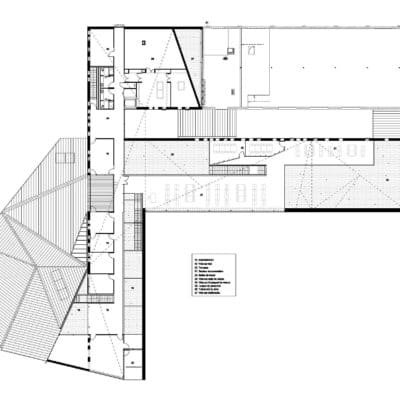 Médiathèque d'Armentières par Béal-Blanckaert en France Mediatheque Armentiere Beal Blanckaert 17 400x400
