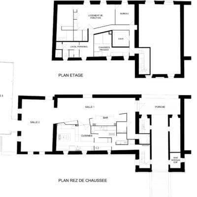 Extension du Château du Prince Noir par Bernard Bühler en France. Chateau Prince Noir Bernard Buhler 5 400x400