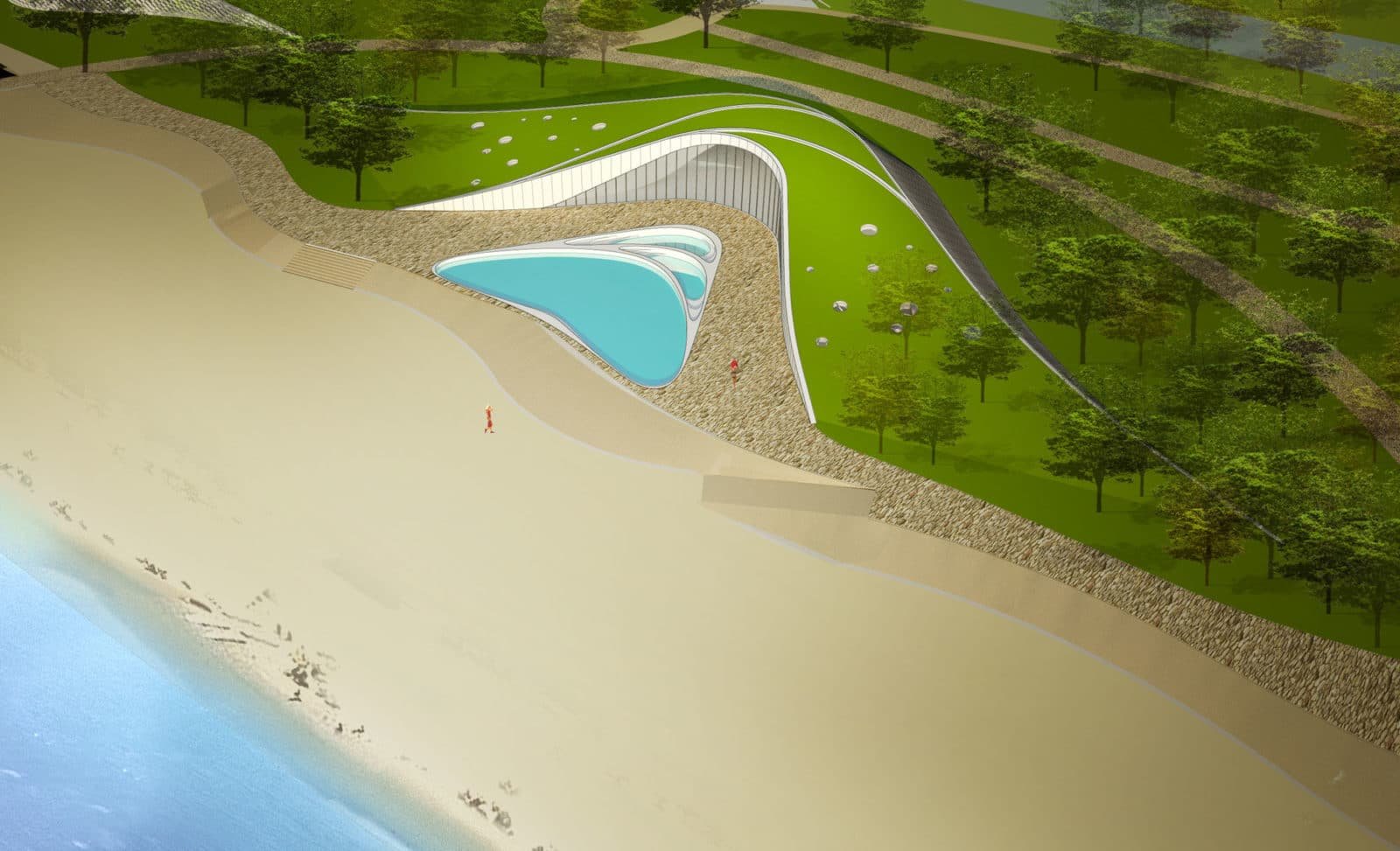 Aménagement côtier de Rizhao par HHD_FUN © HHD_FUN