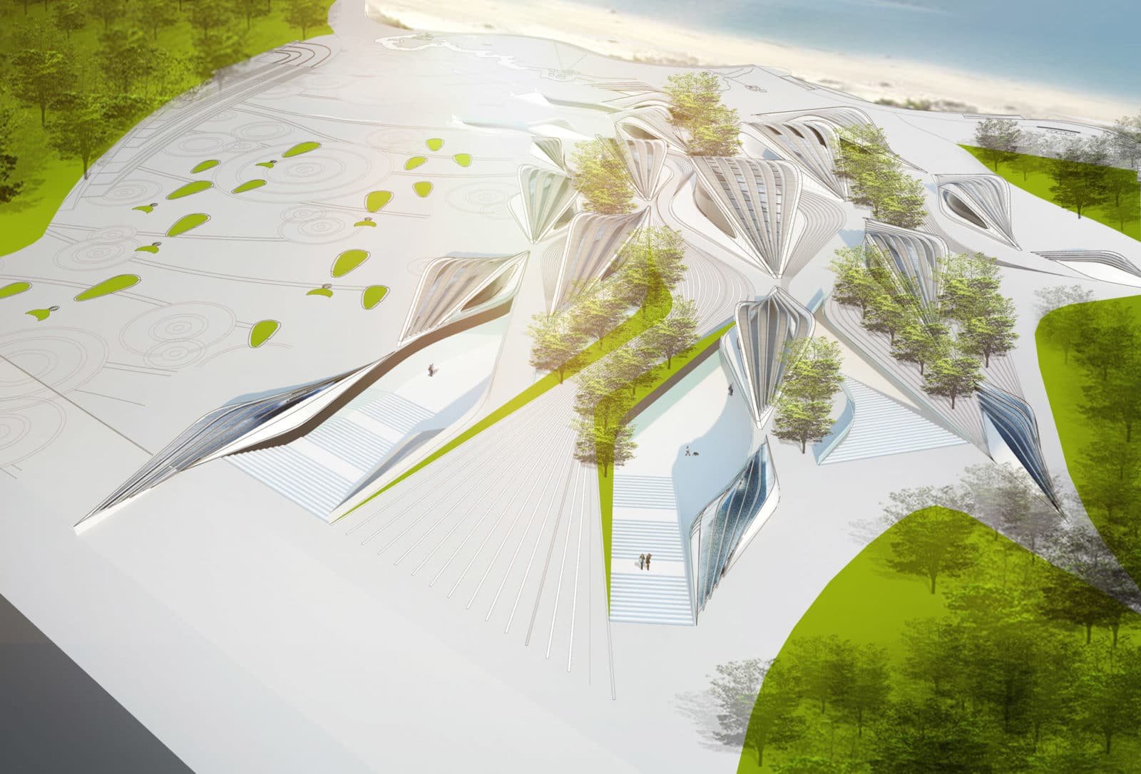 Aménagement côtier de Rizhao par HHD_FUN © HHD_FUN