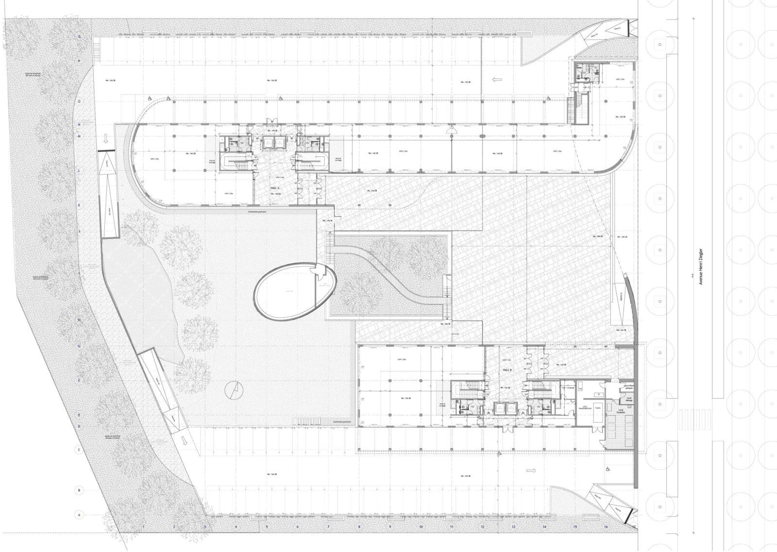 Le Galilée à Blagnac par le studio Bellecour. © Studio Bellecour