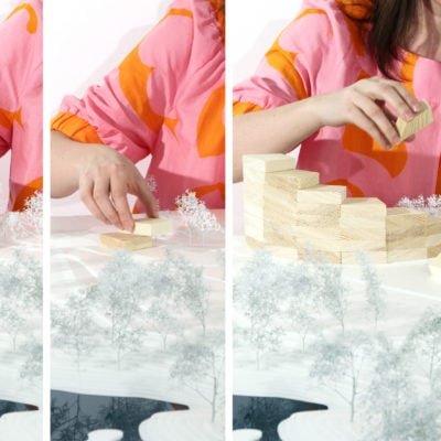 Bjarke Ingels démontre son talent en remportant le projet pilote de Kouvola en Finlande. Block En Bois 3 400x400