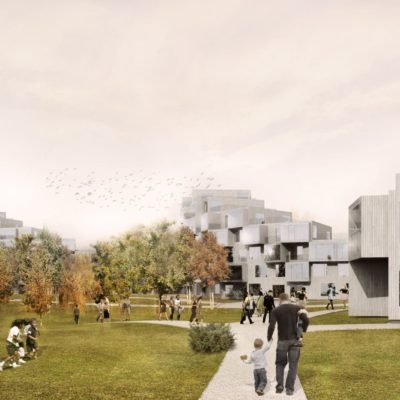 Bjarke Ingels démontre son talent en remportant le projet pilote de Kouvola en Finlande. Rendu BIG E2 Finlande 4 400x400