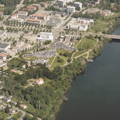 Bjarke Ingels démontre son talent en remportant le projet pilote de Kouvola en Finlande. Rendu BIG E2 Finlande 400x400