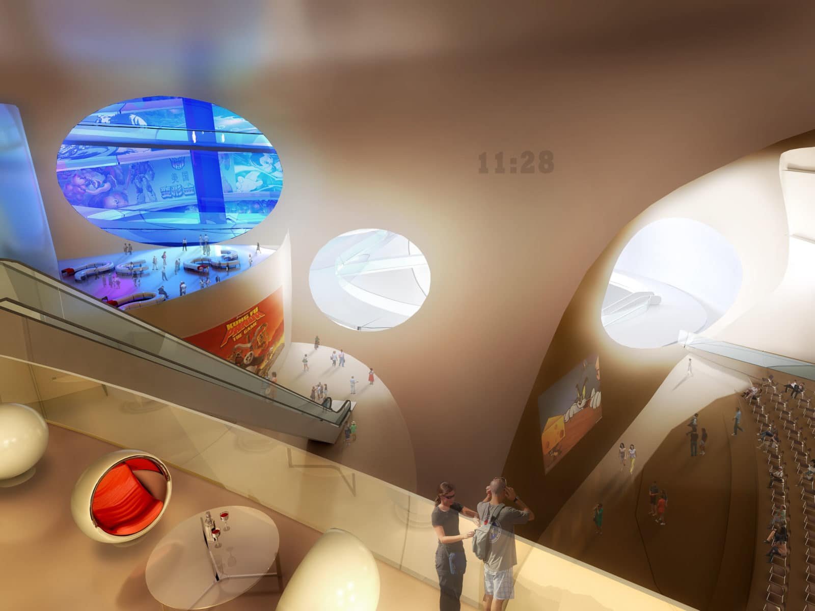 Musée du Comique et de l’Animation à Hangzhou en Chine par MVRDV. © MVRDV