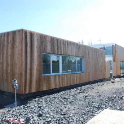 Médiathèque de Méricourt par Jérôme de Alzua Architecture avec l'Atelier 9.81. Mediatheque Mericourt 3 400x400