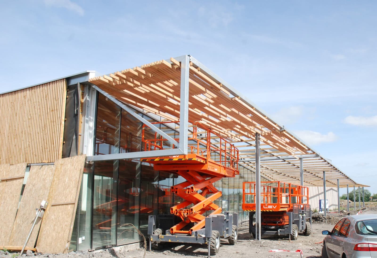 Médiathèque de Méricourt par Jérôme de Alzua Architecture avec l'Atelier 9.81. © Atelier 9.81