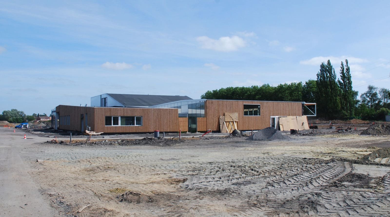 Médiathèque de Méricourt par Jérôme de Alzua Architecture avec l'Atelier 9.81. © Atelier 9.81