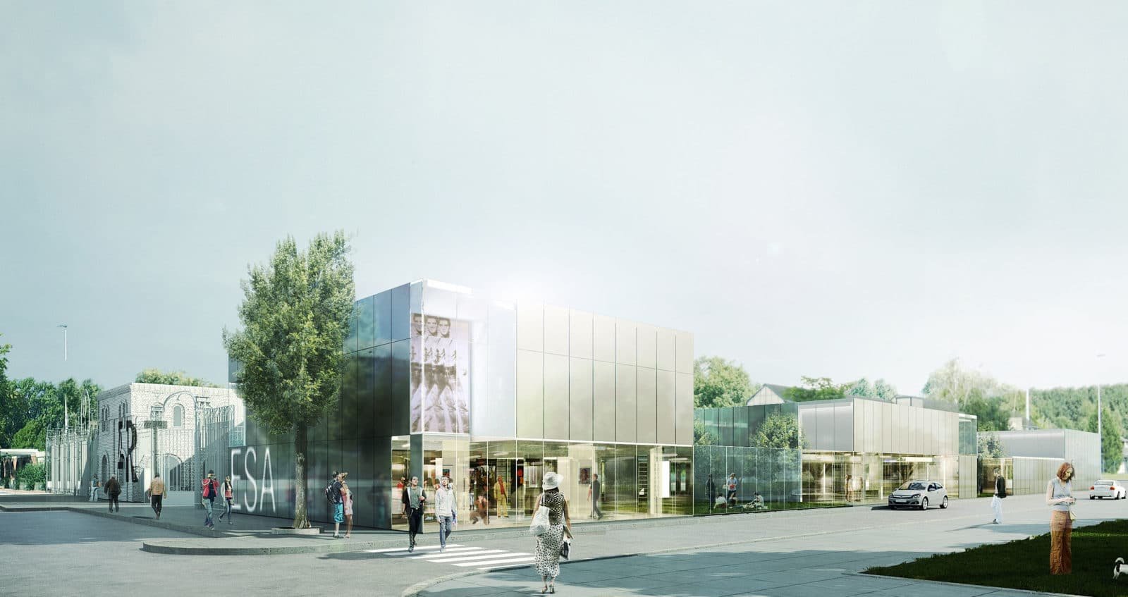 École Supérieure d’Art de Cambrai par l’Atelier 9.81 © Atelier 9.81