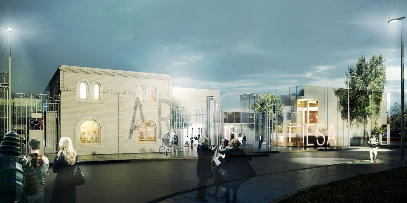 École Supérieure d’Art de Cambrai par l’Atelier 9.81 © Atelier 9.81