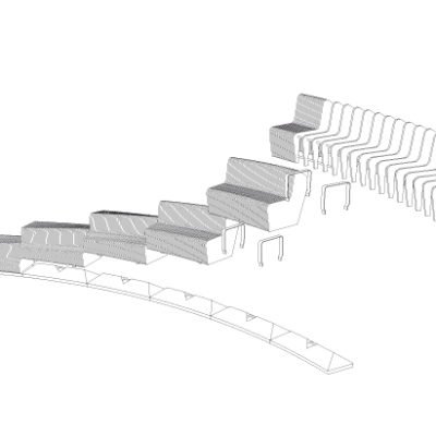 Aménagement de la Grande Place de Lille par Chartier-Corbasson architectes. Banc Place Lille 2 400x400
