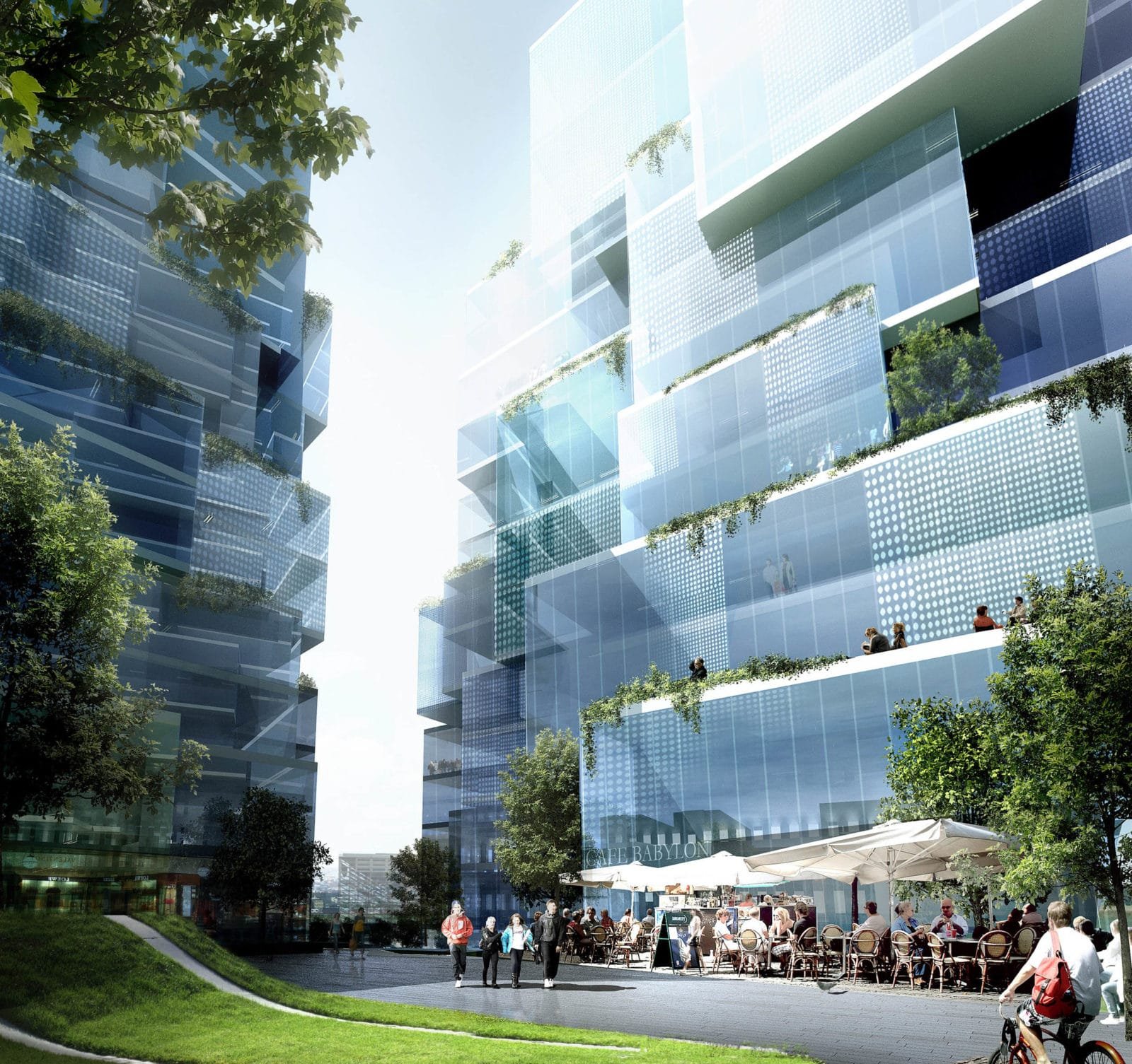 Des bureaux clairs comme le cristal pour Oslo par C.F. Møller Architects et Kristin Jarmund Arkitekter. © C.F. Møller Architects