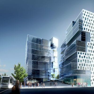 Des bureaux clairs comme le cristal pour Oslo par C.F. Møller Architects et Kristin Jarmund Arkitekter. Oslo Nordea 4 400x400