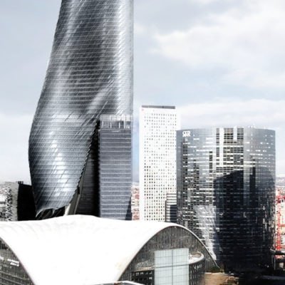 Le chantier de la tour Phare de Morphosis va démarrer Tour Phare Paris Morphosis 4 400x400
