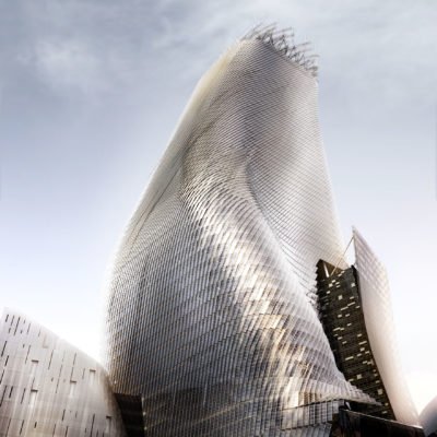 Le chantier de la tour Phare de Morphosis va démarrer Tour Phare Paris Morphosis 6 400x400