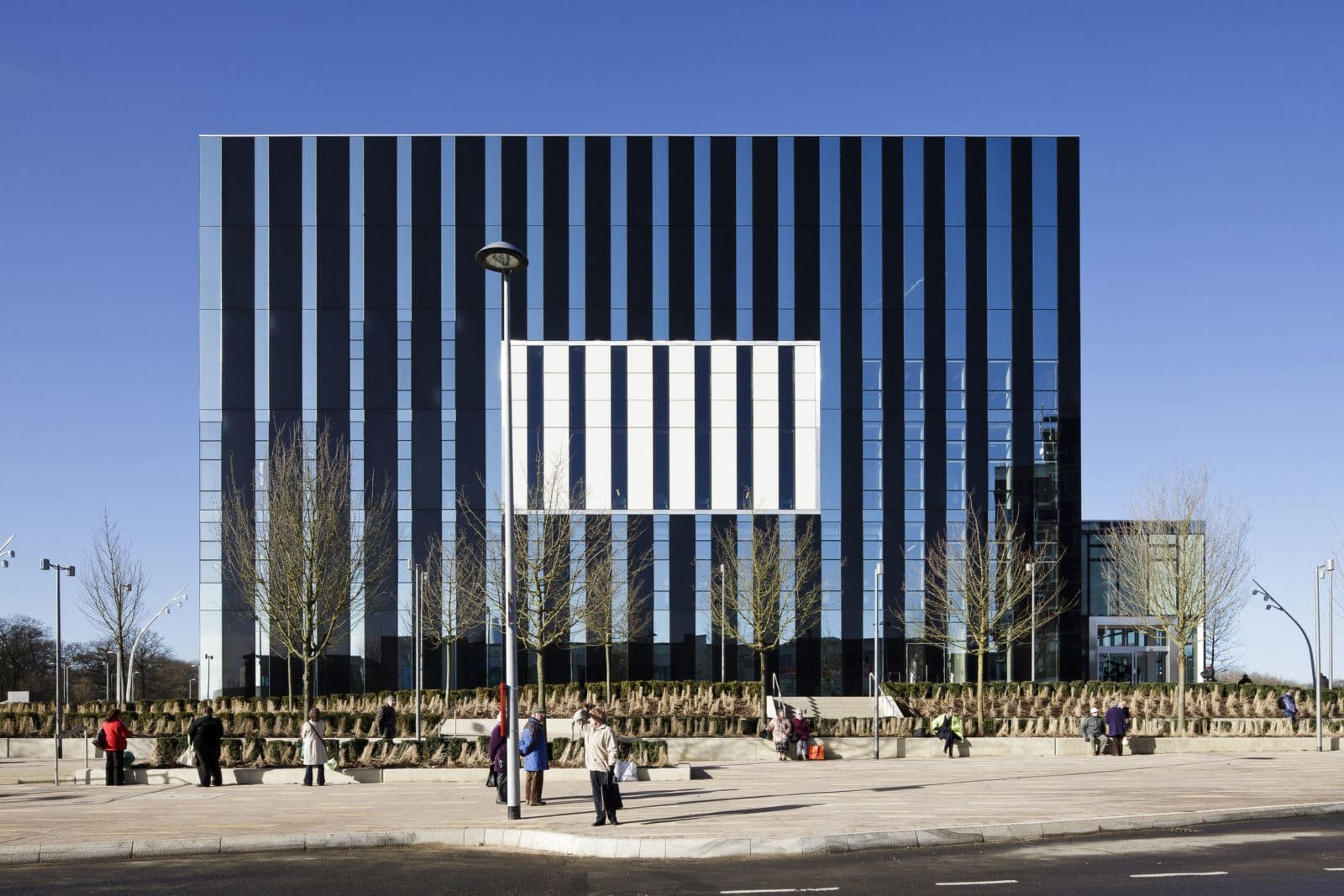 Corby Cube à Northants par HawkinsBrown © Tim Crocker