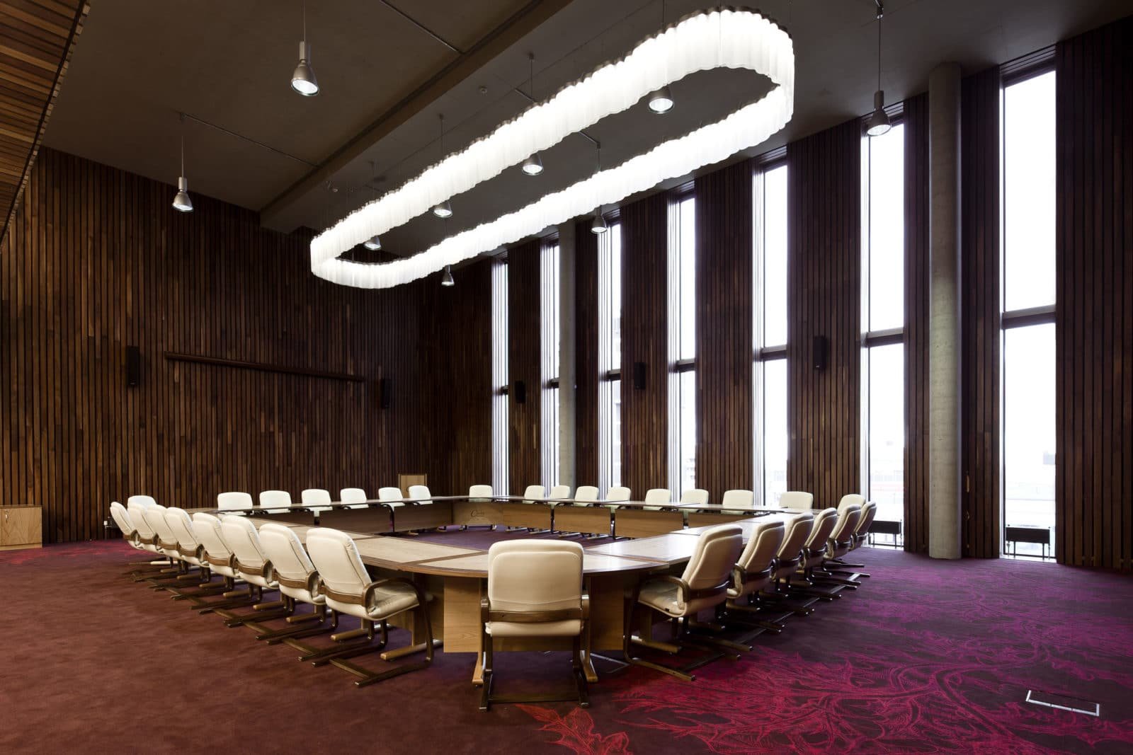 Corby Cube à Northants par HawkinsBrown © Tim Crocker