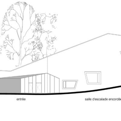 Salle d’escalade de Mons-en-Barœul par Béal & Blanckaert Salle Escalade Beal Blanckaert 13 400x400