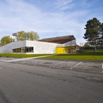 Salle d’escalade de Mons-en-Barœul par Béal & Blanckaert Salle Escalade Beal Blanckaert 17 400x400