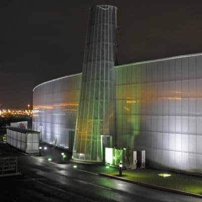 Un éco-commerco-parc à Seclin par AREP. Centre Commercial Seclin 4 400x400