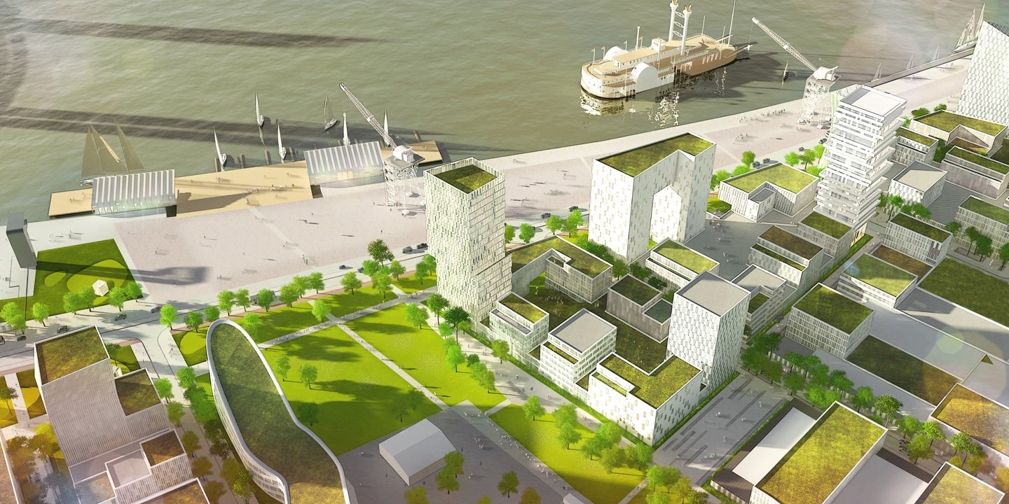 Le quartier Bastide Brazza est lancé. KCAP Waterfront Topview Lr