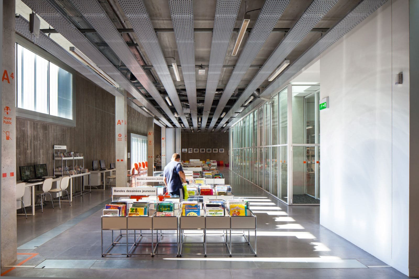 Médiathèque Grand M à Toulouse par King Kong © 2012 Photos Arthur Péquin, tous droits réservés.