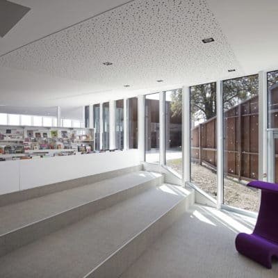 Médiathèque de Corbie par Béal & Blanckaert Mediatheque De Corbie Beal Et Blanckaert 7 400x400