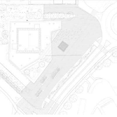 Médiathèque Grand M à Toulouse par King Kong Toulouse MGM Plan Masse 400x400