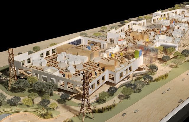 Facebook confie ses nouveaux bureaux à Frank Gehry © Frank Gehry/ Gehry Partners