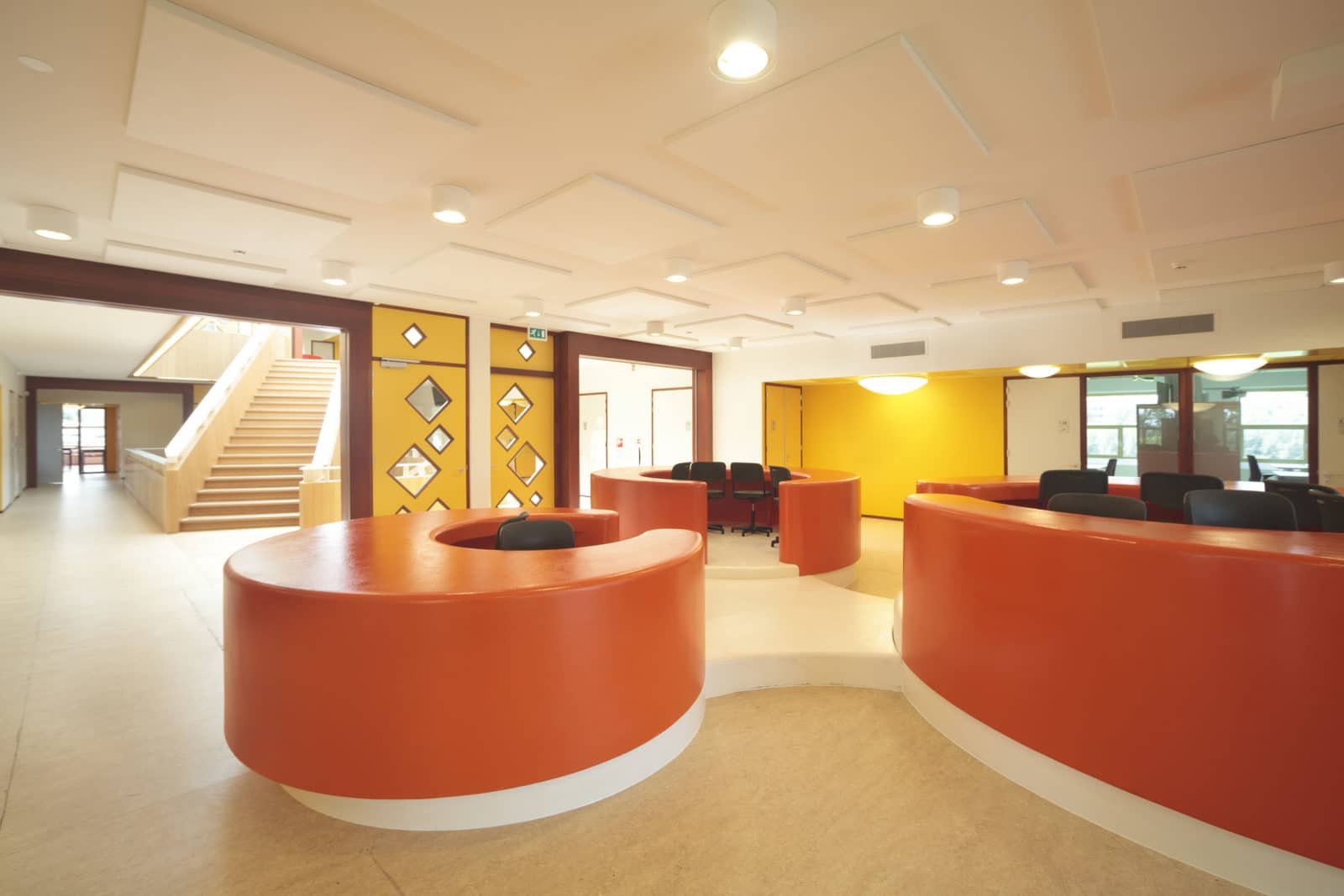 Collège Bornego à Heerenveen par HVDN et Studioninedots. © Peter Cuypers