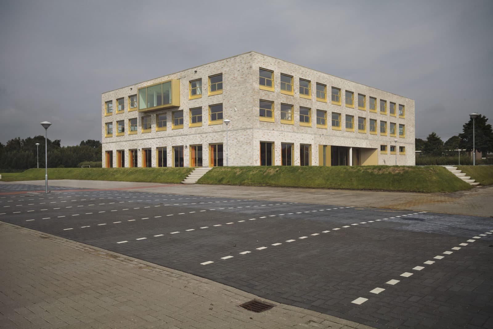 Collège Bornego à Heerenveen par HVDN et Studioninedots. © Peter Cuypers
