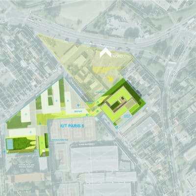Extension de l’IUT de Paris 8 à Montreuil par les Ateliers 2/3/4/ Iut Montreuil Ateliers 234 10 400x400