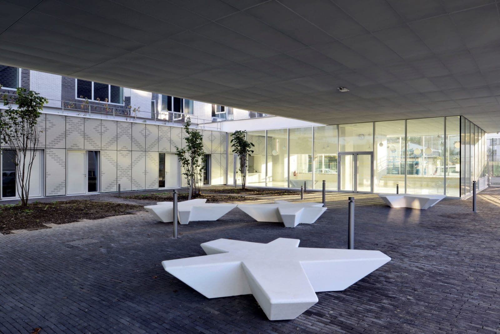 Extension de l’IUT de Paris 8 à Montreuil par les Ateliers 2/3/4/ © Nicolas Fussler