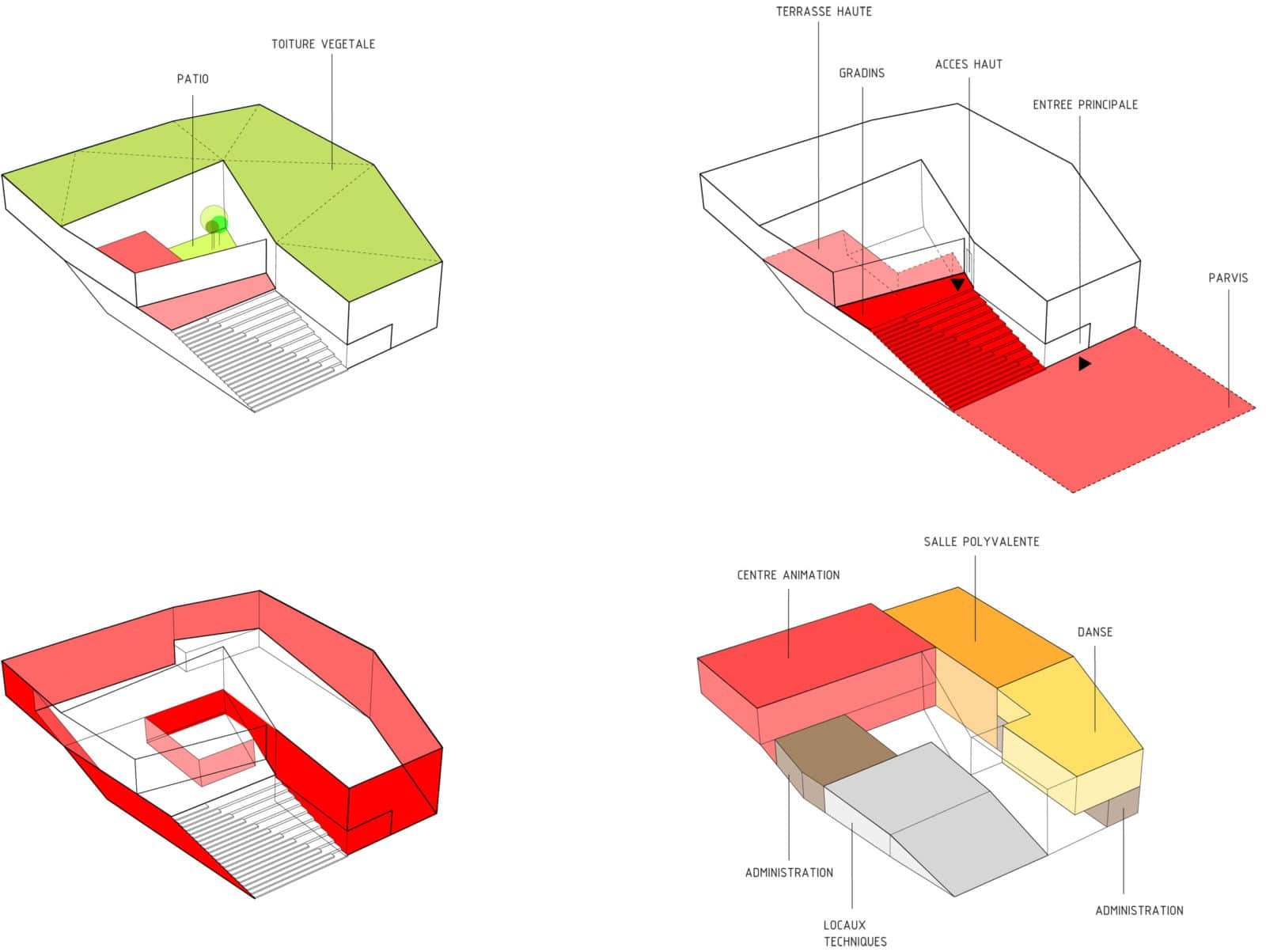 Pôle culturel de Nevers par O-S Architectes © O-S Architectes