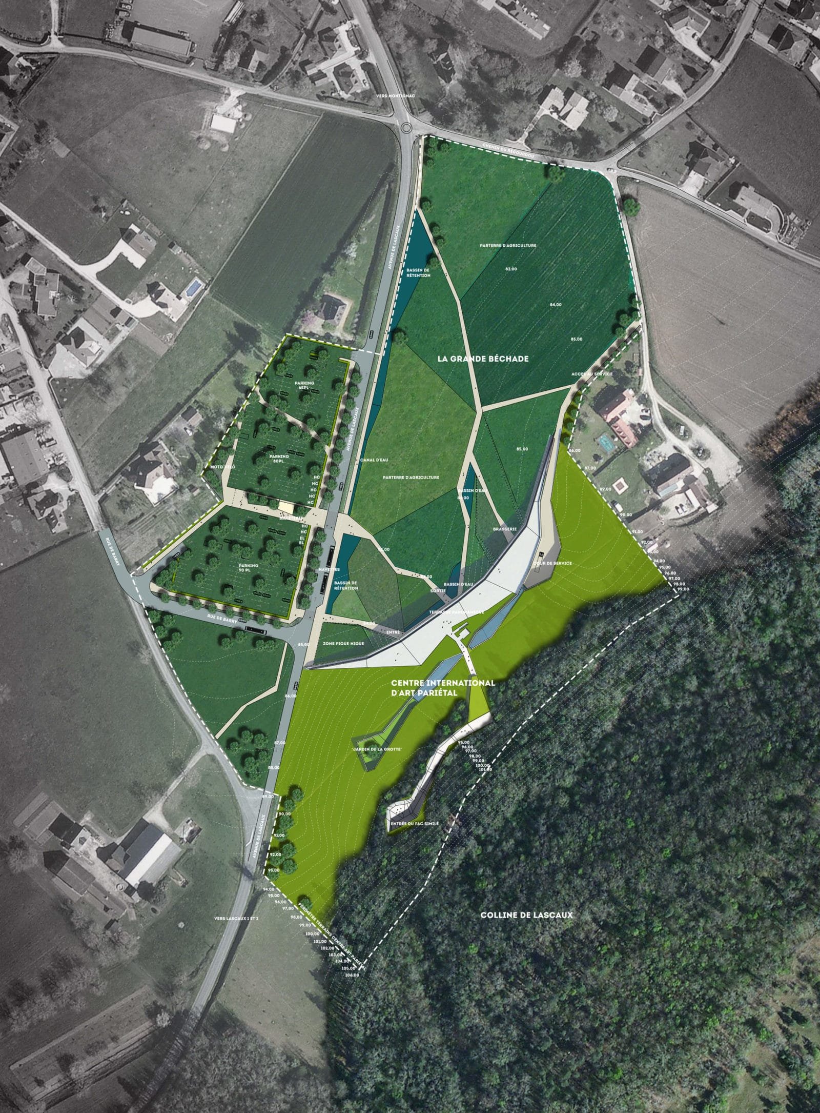 Projet de Snøhetta pour Lascaux IV © Snøhetta