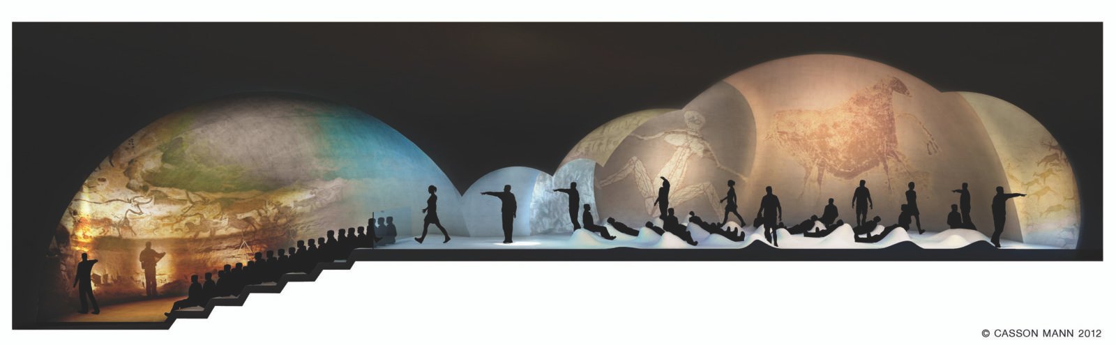 Projet de Snøhetta pour Lascaux IV © Casson Mann