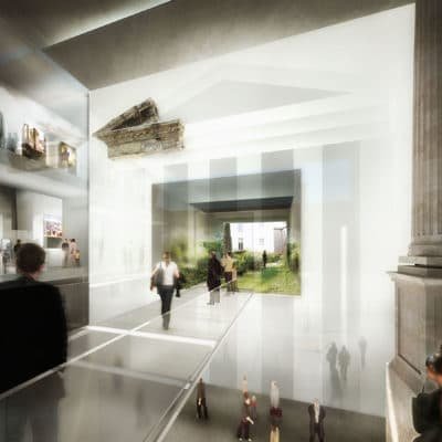 Projet d’Élisabeth de Portzamparc pour le Musée de la Romanité MUSEE Romanite Nimes Portzamparc 26 400x400