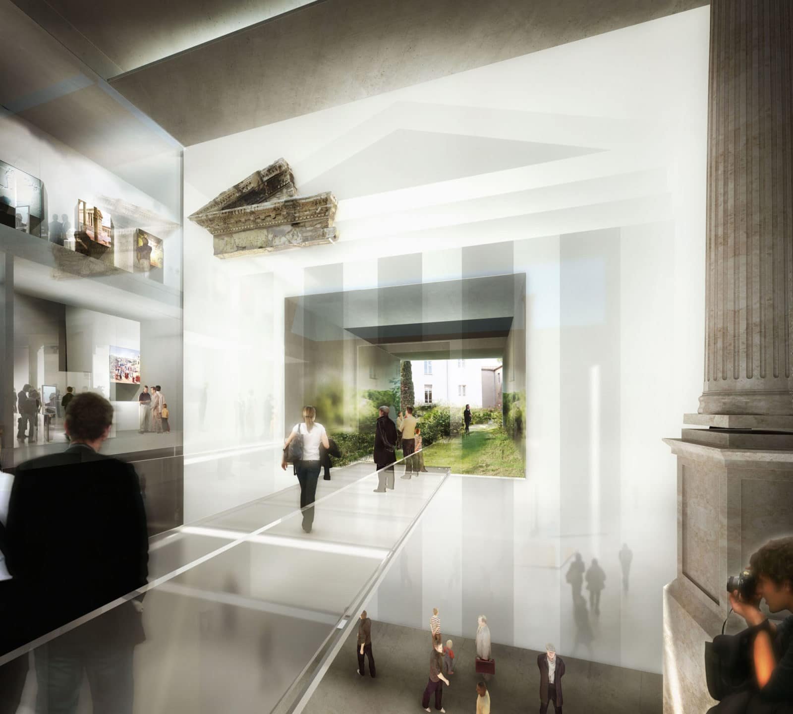 Projet d’Élisabeth de Portzamparc pour le Musée de la Romanité © Élisabeth de Portzamparc