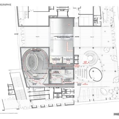 Projet d’Élisabeth de Portzamparc pour le Musée de la Romanité MUSEE Romanite Nimes Portzamparc 5 400x400