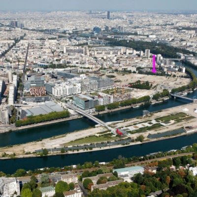 Immeuble de bureaux Ya à Boulogne-Billancourt par Studioninedots. Ya Location 1 400x400