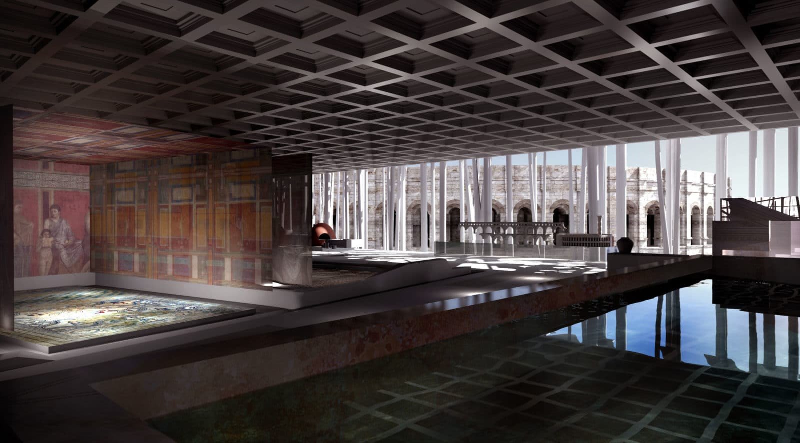 Projet de l'agence Rudy Ricciotti pour le Musée de la Romanité © Agence Rudy Ricciotti