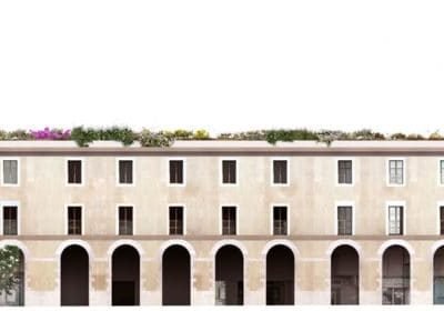 Projet de l'agence Rudy Ricciotti pour le Musée de la Romanité Musee Romanite Nimes Rudy Ricciotti 11 400x280