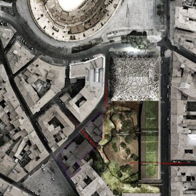 Projet de l'agence Rudy Ricciotti pour le Musée de la Romanité Musee Romanite Nimes Rudy Ricciotti 13 400x400