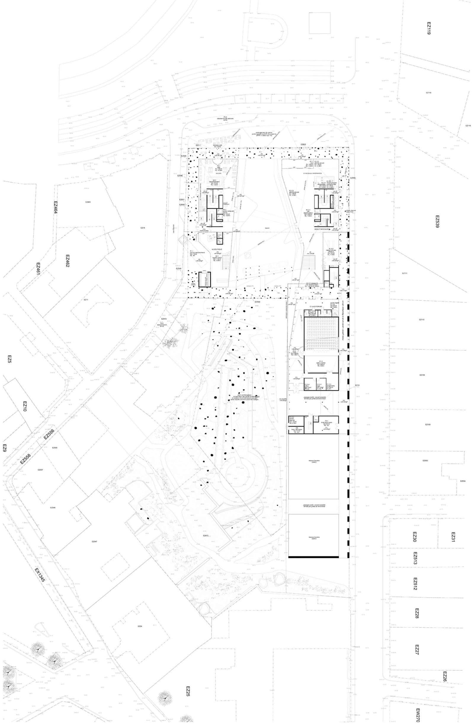 Projet de l'agence Rudy Ricciotti pour le Musée de la Romanité © Agence Rudy Ricciotti