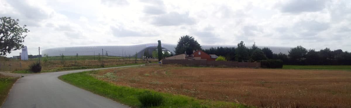 Centre commercial Atoll à Beaucouzé par Vincent Parreira et Antonio Virga © Kiiwan