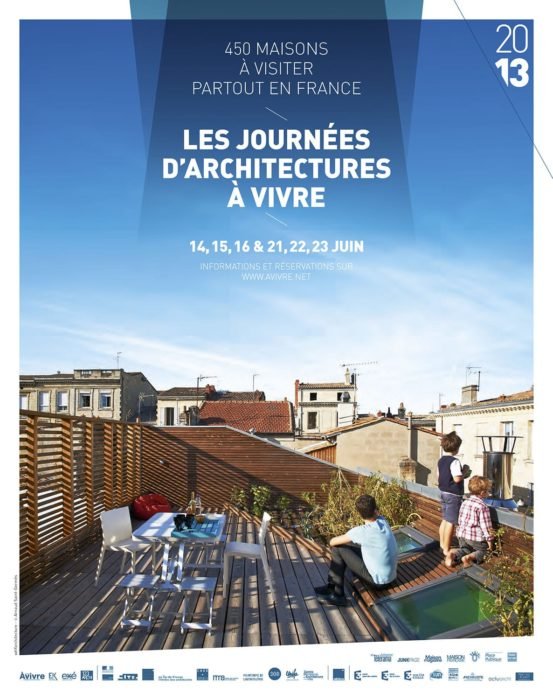 450 maisons d’architectes à visiter Affiche Maison Architectes A Visiter 553x700